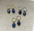 Lapis Lazuli Drop Earrings in Silver